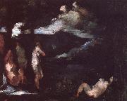 Paul Cezanne Ibe batbers oil painting on canvas